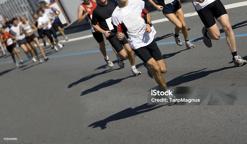 CORREDORES - Royalty-free Atleta Foto de stock