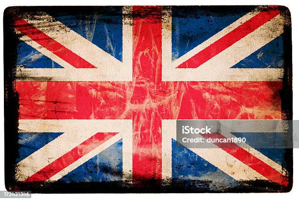 Union Jack Xxl - Fotografias de stock e mais imagens de Bandeira - Bandeira, Inglaterra, Queimado