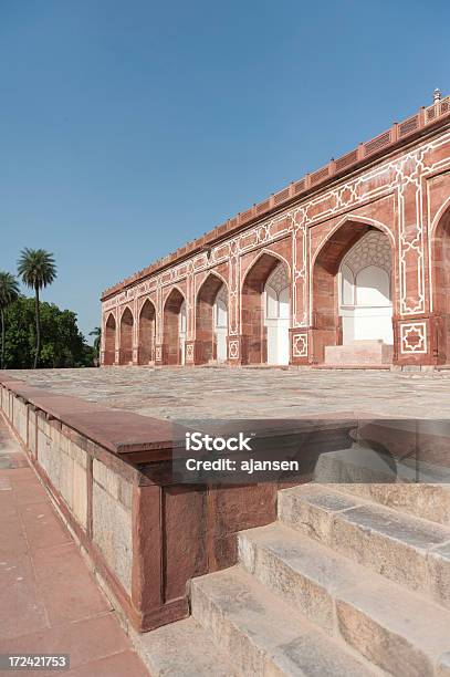 Túmulo De Humayun Em Delhi - Fotografias de stock e mais imagens de Ao Ar Livre - Ao Ar Livre, Arco - Caraterística arquitetural, Arenito