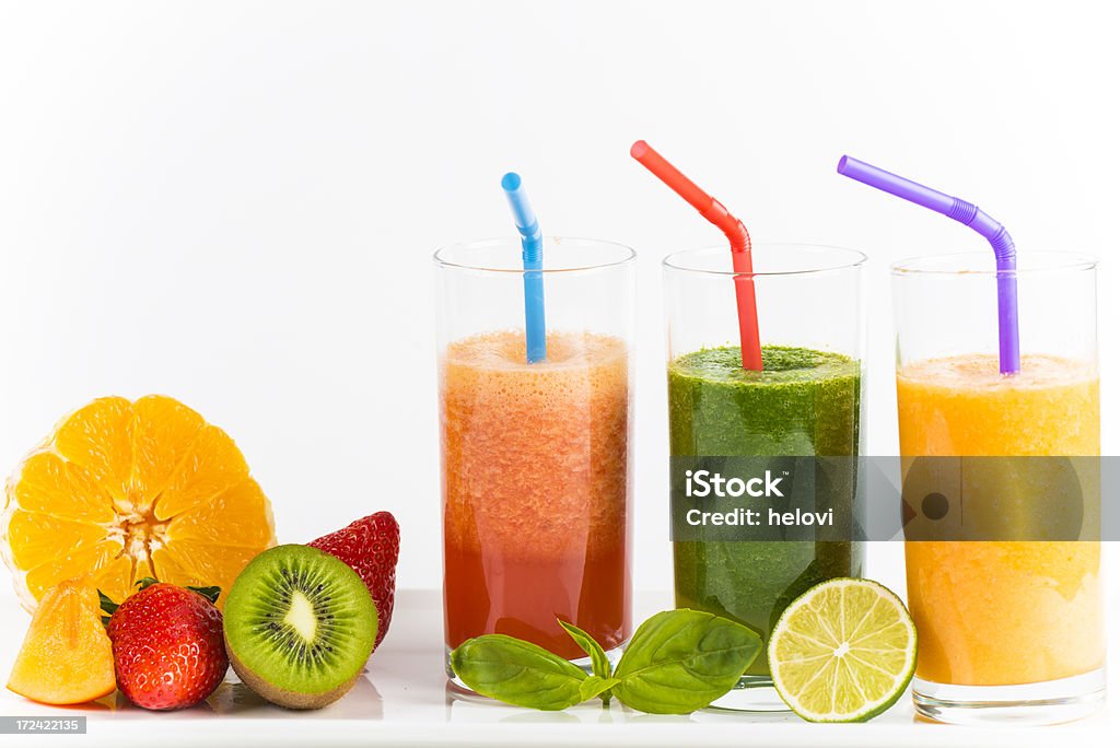 smoothie de 3 - Foto de stock de Abacaxi royalty-free