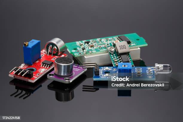 Various Sensor Modules For Opensource Hardware And Software Stock Photo ...
