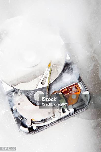 Frozen Hard Drive Stock Photo - Download Image Now - Abstract, Close-up, Computer