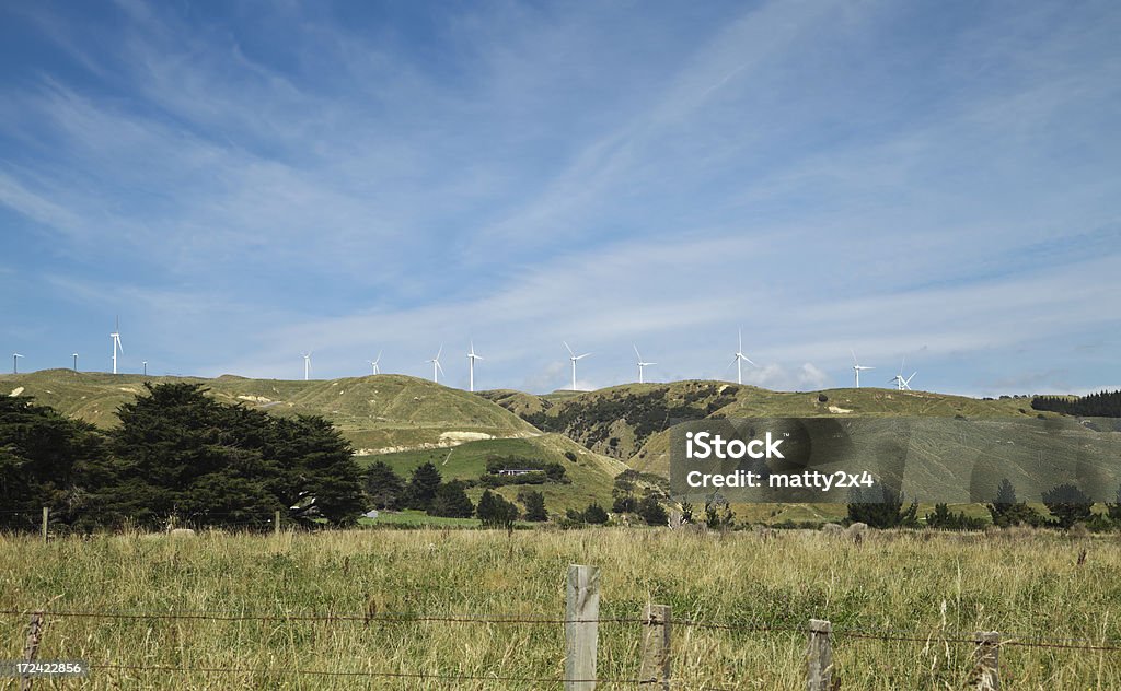 뉴질랜드 바람 농장 - 로열티 프리 파머스턴 노스 스톡 사진