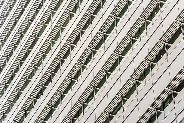 アーキテクチャの背景 - window office building taipei built structure ストックフォトと画像