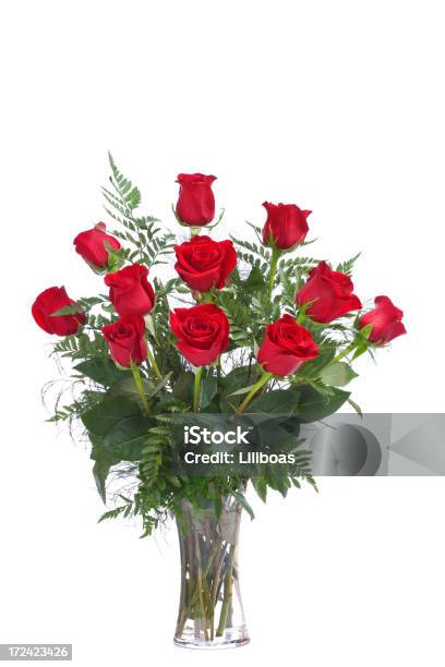 Dozen Roses Stock Photo - Download Image Now - Rose - Flower, Dozen, Red