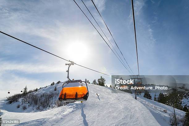 Jazdy Z Wyciągu Krzesełkowego W Zimie - zdjęcia stockowe i więcej obrazów Park City - Stan Utah - Park City - Stan Utah, Stan Utah, Narciarstwo