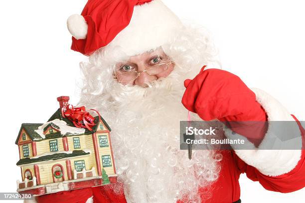 새 하우스 크리스마스 산타 클로스에 대한 스톡 사진 및 기타 이미지 - 산타 클로스, 주택 소유권, 남자