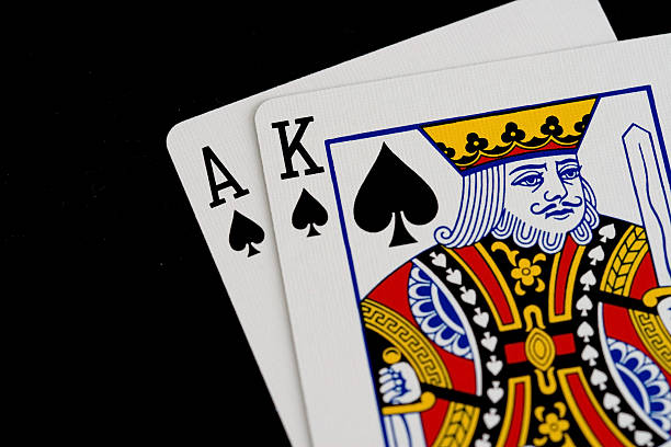 istock ace king poker hand big slick 172424457