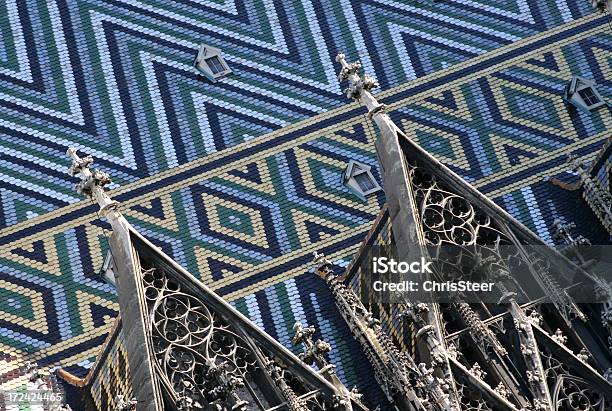 St Stephens Cathedral Vienna Roof Detail Stock Photo - Download Image Now - Architecture, Austria, Capital Cities