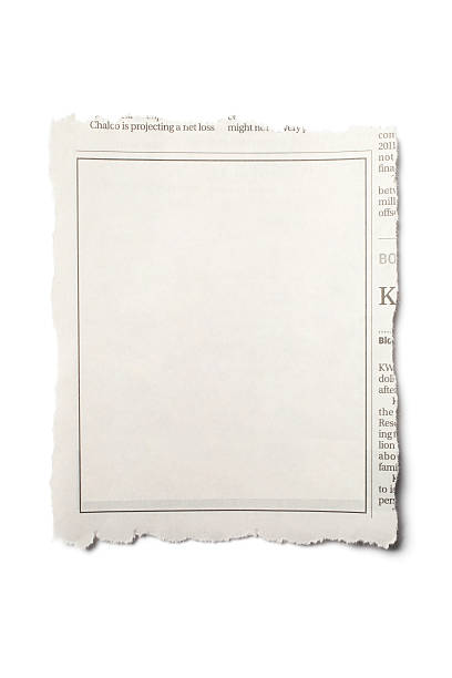 istock Torn Piece of Newpaper 172424632