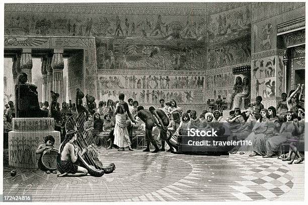 Vetores de Banquete Egípcio e mais imagens de Cultura egípcia antiga - Cultura egípcia antiga, Banquete, Egito