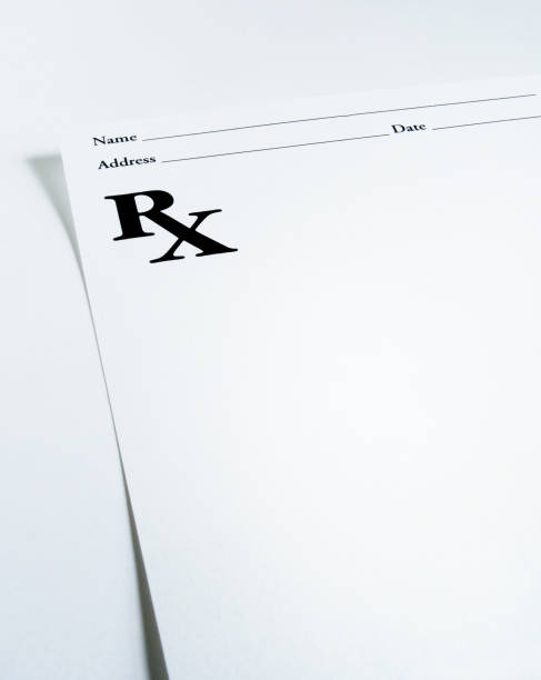 istock Blank sheet of a prescription pad 172425284