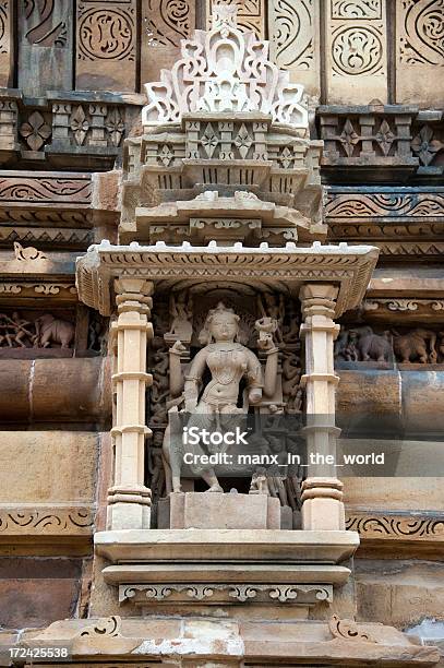 Templo Lakshmana A Khajuraho Foto de stock y más banco de imágenes de Apsara - Apsara, Arenisca, Arquitectura