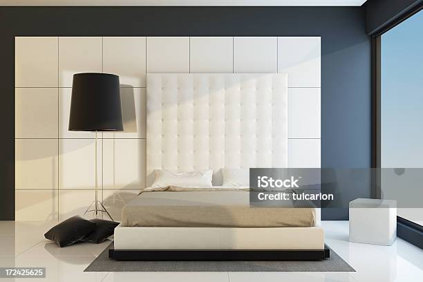 Luxusschlafzimmer Stockfoto und mehr Bilder von Digital generiert - Digital generiert, Einzelbett, Architektur