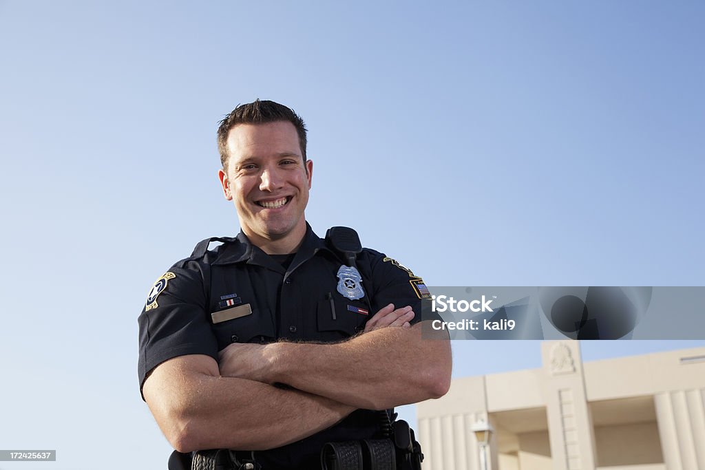 Oficial de policía - Foto de stock de Cuerpo de policía libre de derechos