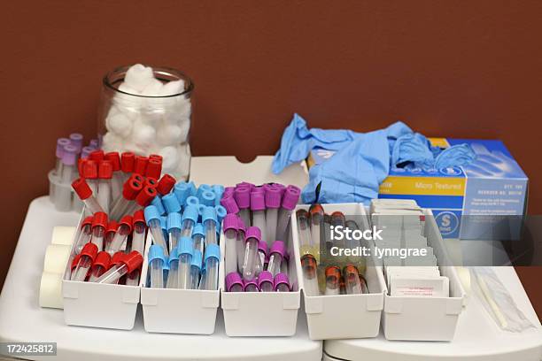 Medical Laboratory Supplies Stock Photo - Download Image Now - Cotton Ball, Doctor's Office, Equipment