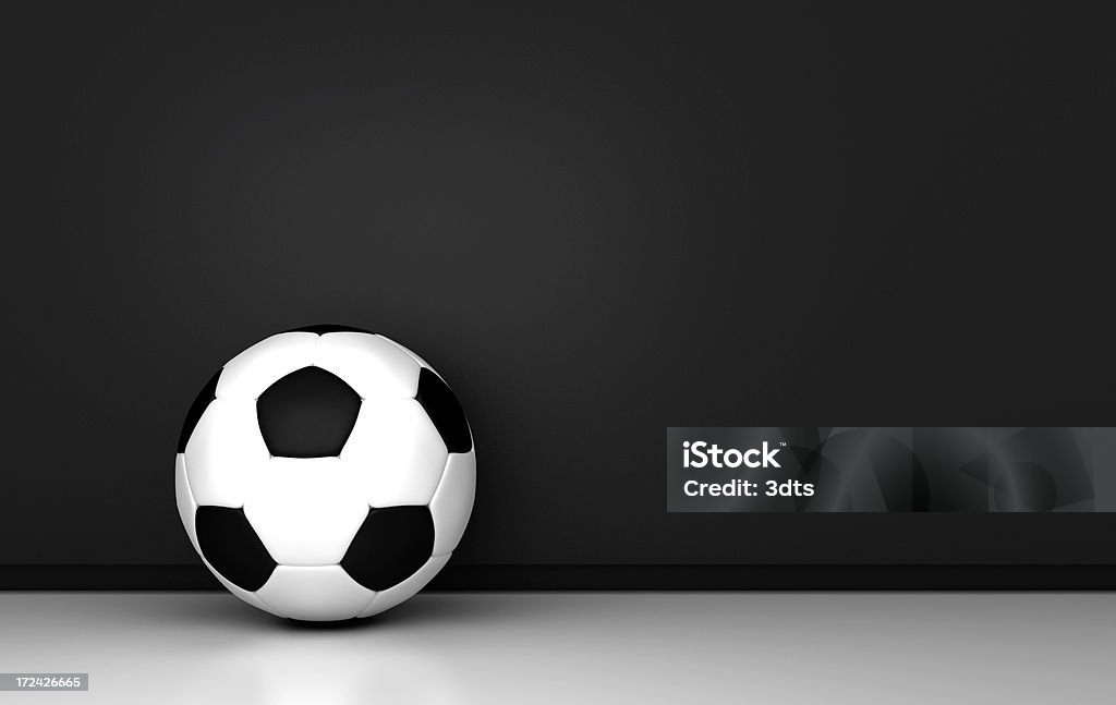 Fußball ball Stillleben - Lizenzfrei Dunkel Stock-Foto