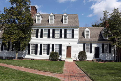 Historic colonial home built during the colonial period.