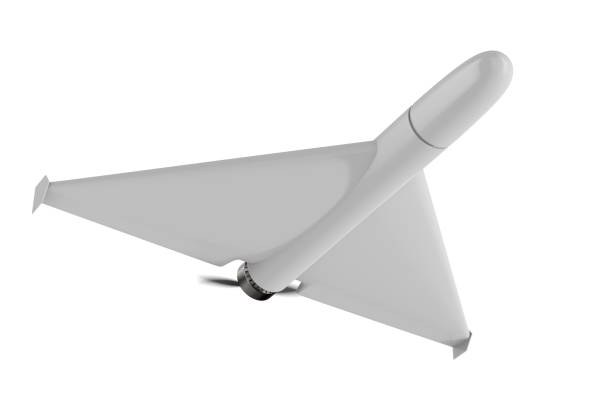 istock Military drone on white background. Isolated 3d illustration 1724270147
