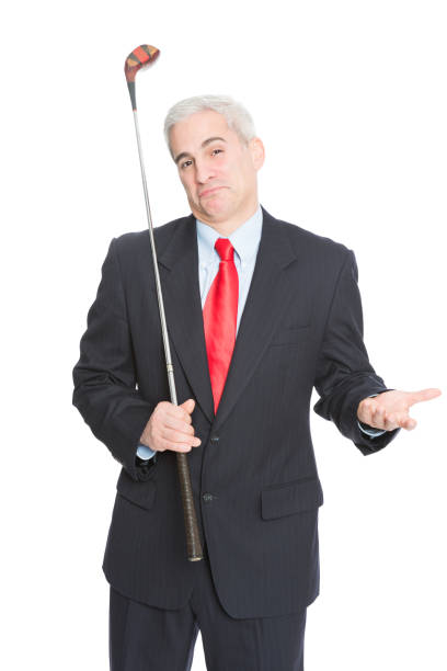 istock Mature Businessman Holding Golf Stick 172427097