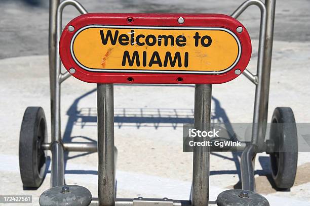 Welcome To Miami Stock Photo - Download Image Now - Miami, Airport, Transportation