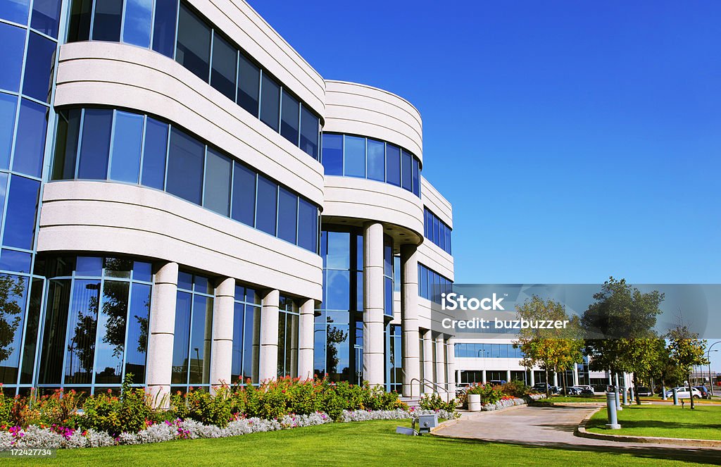 Industriegebiet in einem wunderschönen Sommertag - Lizenzfrei Arbeitsstätten Stock-Foto