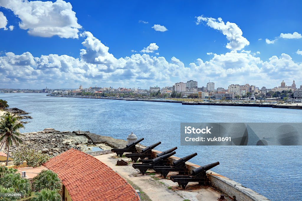 Vista de Havana - Foto de stock de Fortaleza El Morro royalty-free