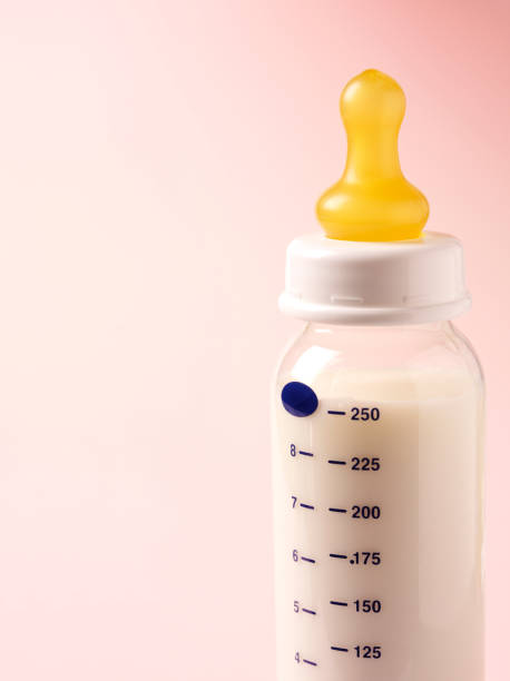 istock Baby's Milk Bottle in Pink 172428270