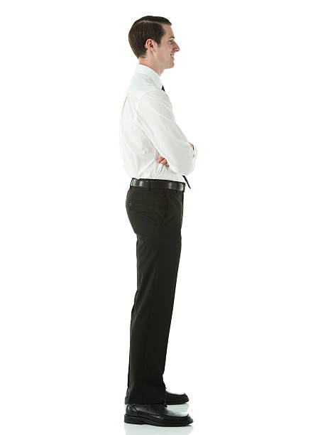 istock Profile of a businessman standing 172428364