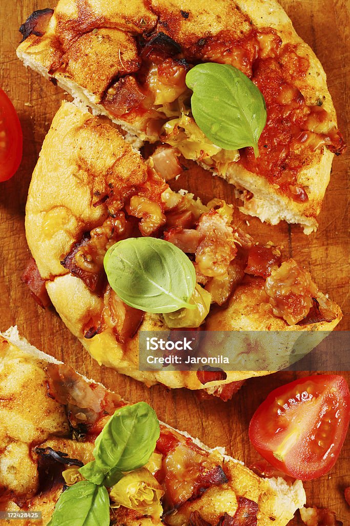 mini pizza - Foto stock royalty-free di Antipasto