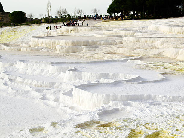 パムッカレの冬 - pamukkale swimming pool photographing beauty in nature ストックフォトと画像