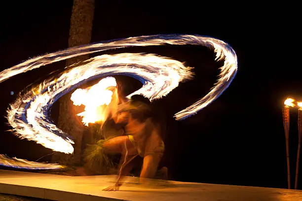 Photo of Traditional Hawaiian Fire Dance Performance