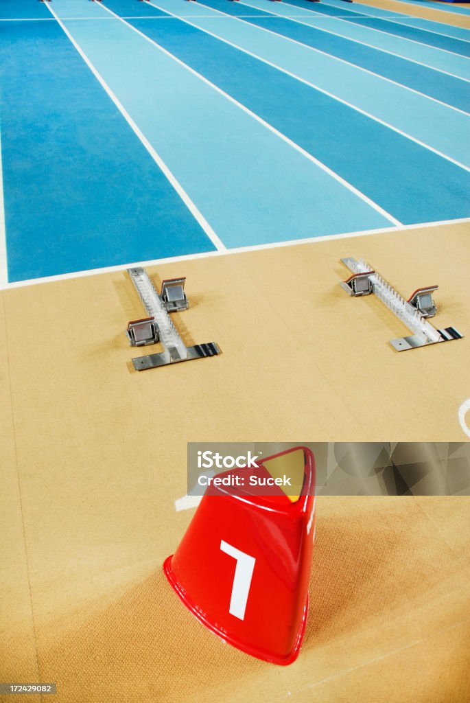 Campeonato de atletismo - Royalty-free A caminho Foto de stock