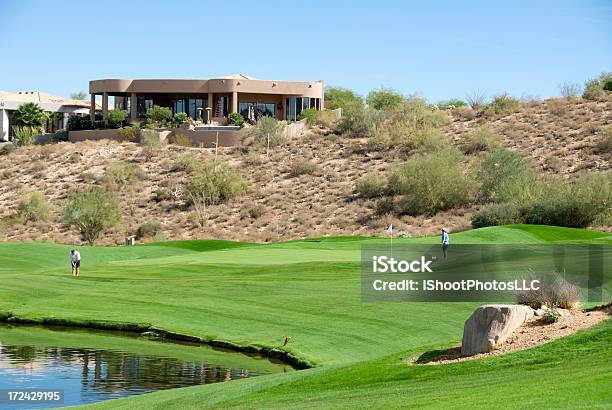 Photo libre de droit de Communauté De Golf Désert banque d'images et plus d'images libres de droit de Golf - Golf, Arizona, Habitation