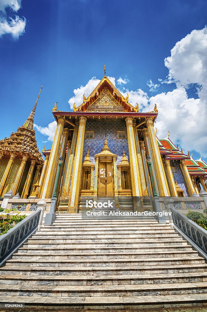 Prasat Phra Thep Bidon in Grand Palace, Bangkok, Tailandia - Foto stock royalty-free di Gran Palazzo Reale - Bangkok