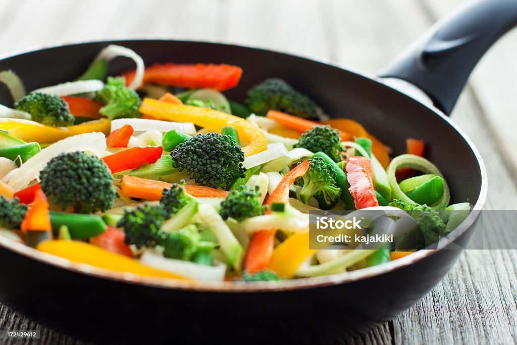 Stir Fry Gemüse - Lizenzfrei Abnehmen Stock-Foto