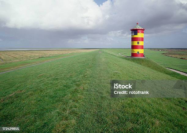 Lighthouse Pilsum Stock Photo - Download Image Now - Beacon, Building Exterior, Coastal Feature