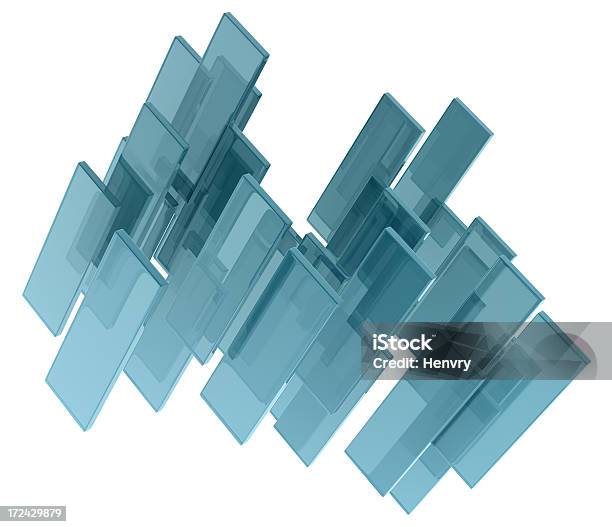 Rectangles De Vidrio Foto de stock y más banco de imágenes de Abstracto - Abstracto, Azul, Caja