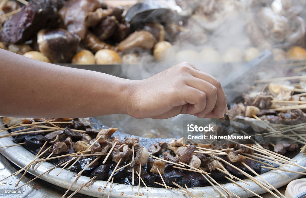 Burmesisch Street Food - Lizenzfrei Asiatischer und Indischer Abstammung Stock-Foto