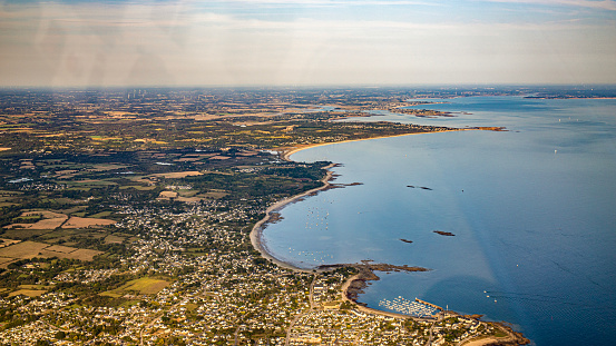 Aerial view of Pontal de Maracaipe Beach