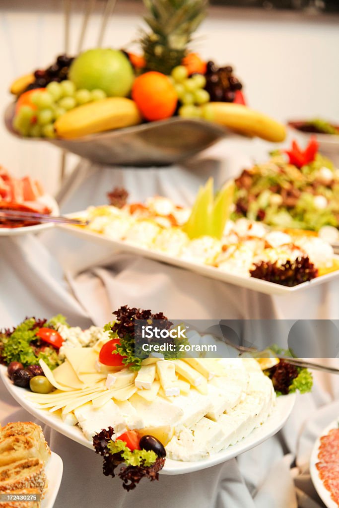 Formaggio a buffet - Foto stock royalty-free di Alimentazione sana