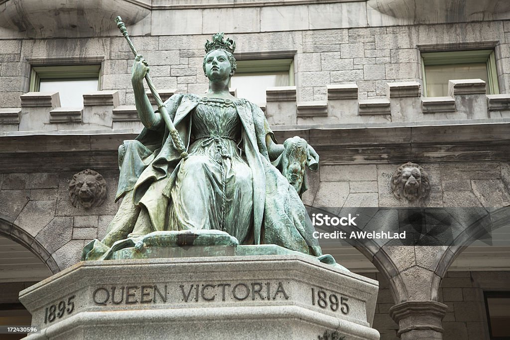 Queen Victoria statue McGill University Montreal Queen Victoria statue executed by Princess Louise and donated to The Royal Victoria College at McGill University Montreal in 1899. In the background is the Strathcona Music building. Queen Victoria I Stock Photo