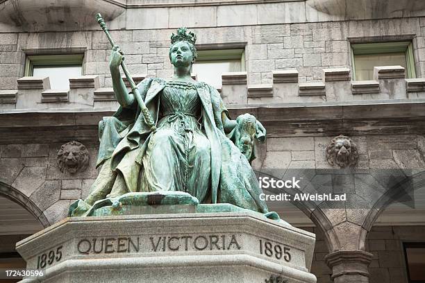 Queen Victoria Statue Mcgill University Montreal Stock Photo - Download Image Now - Queen Victoria I, Montréal, Canada