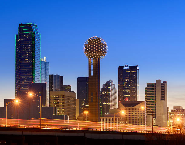 istock Dallas City Skyline at Night USA 172431521