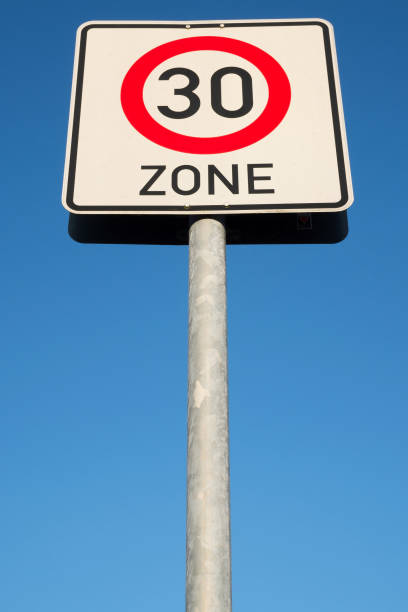 istock German road sign: start of a 30 km/h zone 1724315284