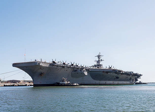 istock Aircraft carrier in the sea 172431744