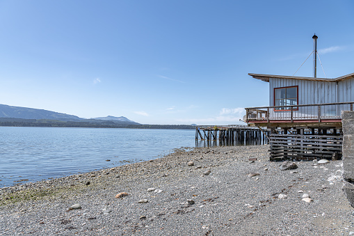The Water Front of Alert Bay, British Columbia, Canada
