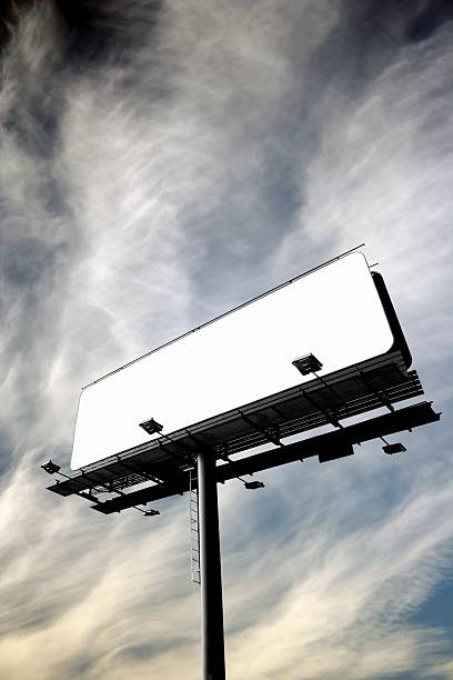 istock Blank billboard on cloudy sky, just add your text 172431782