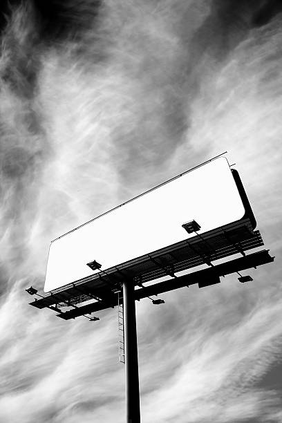 istock Blank billboard on cloudy sky, just add your text 172431791