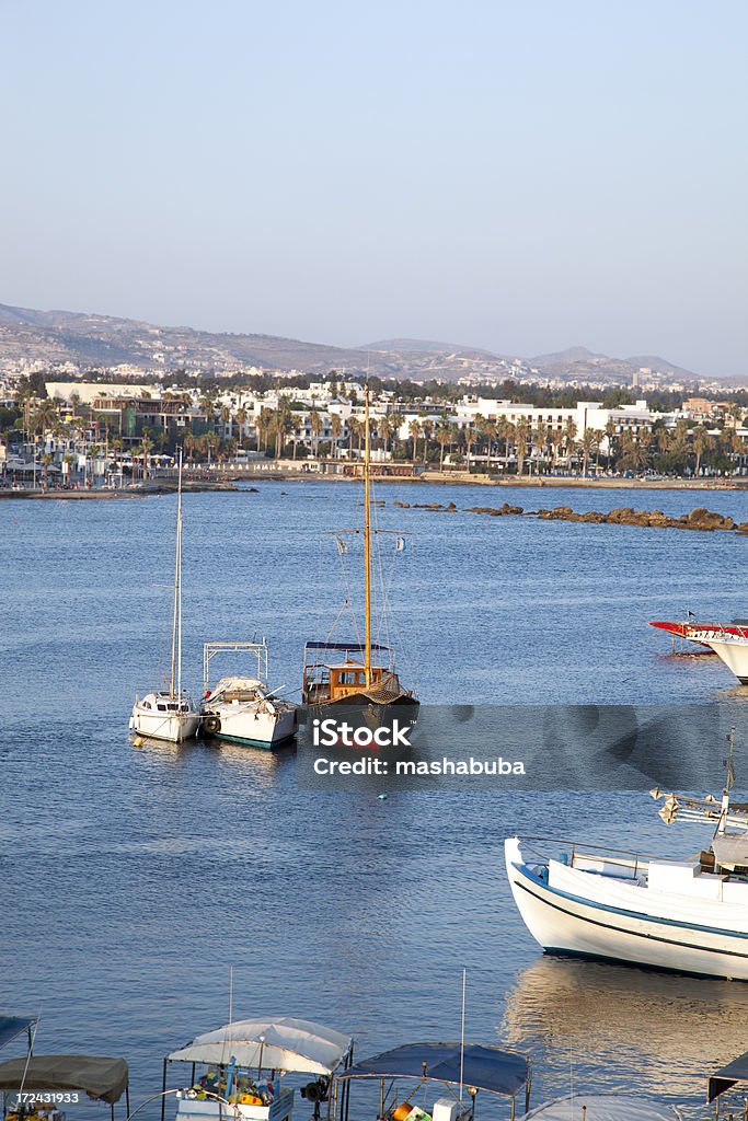 Paphos port. - Photo de Bateau à moteur libre de droits